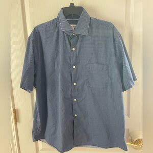 Peter Millar Navy Patterned Casual Shirt